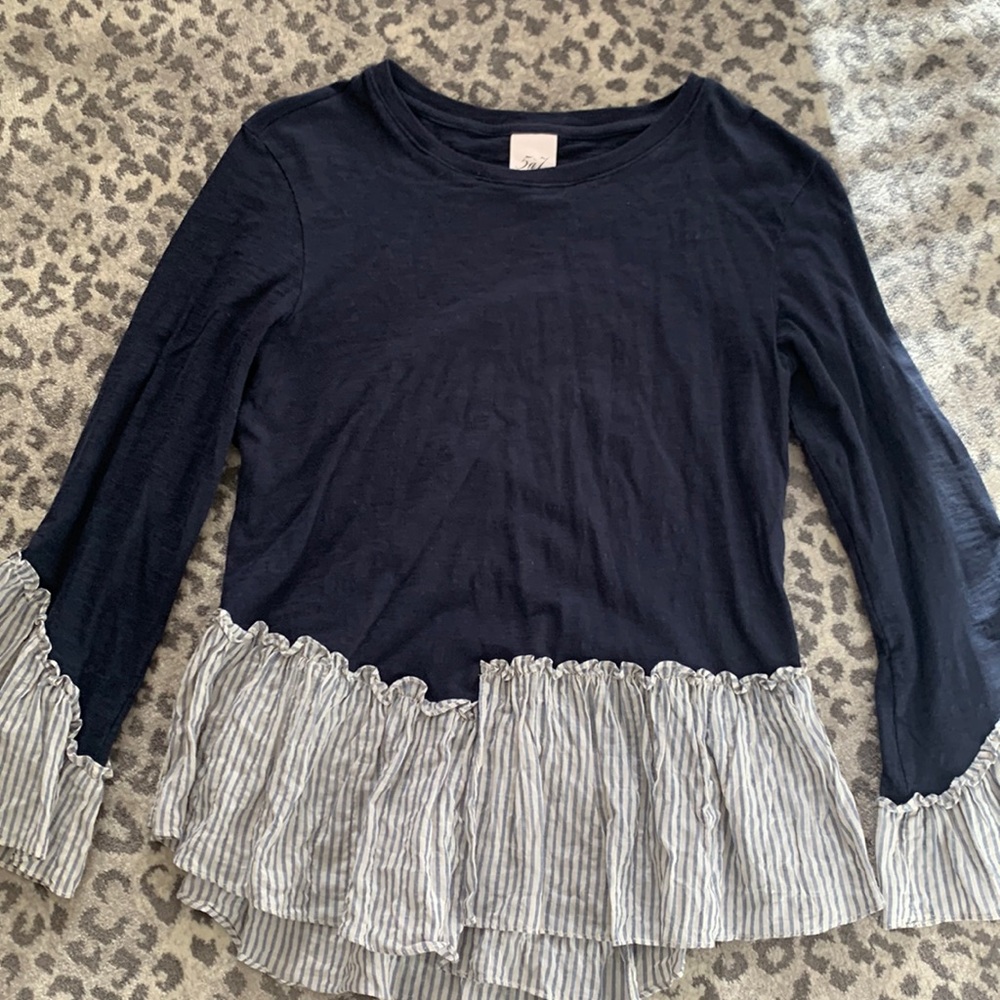 Navy blue Cinq a Sept shirt